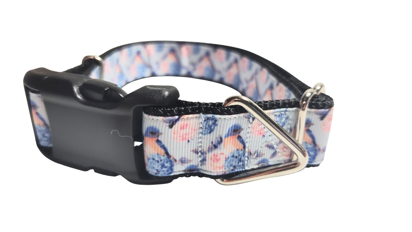 Blue Bird Nylon Dog Collar
