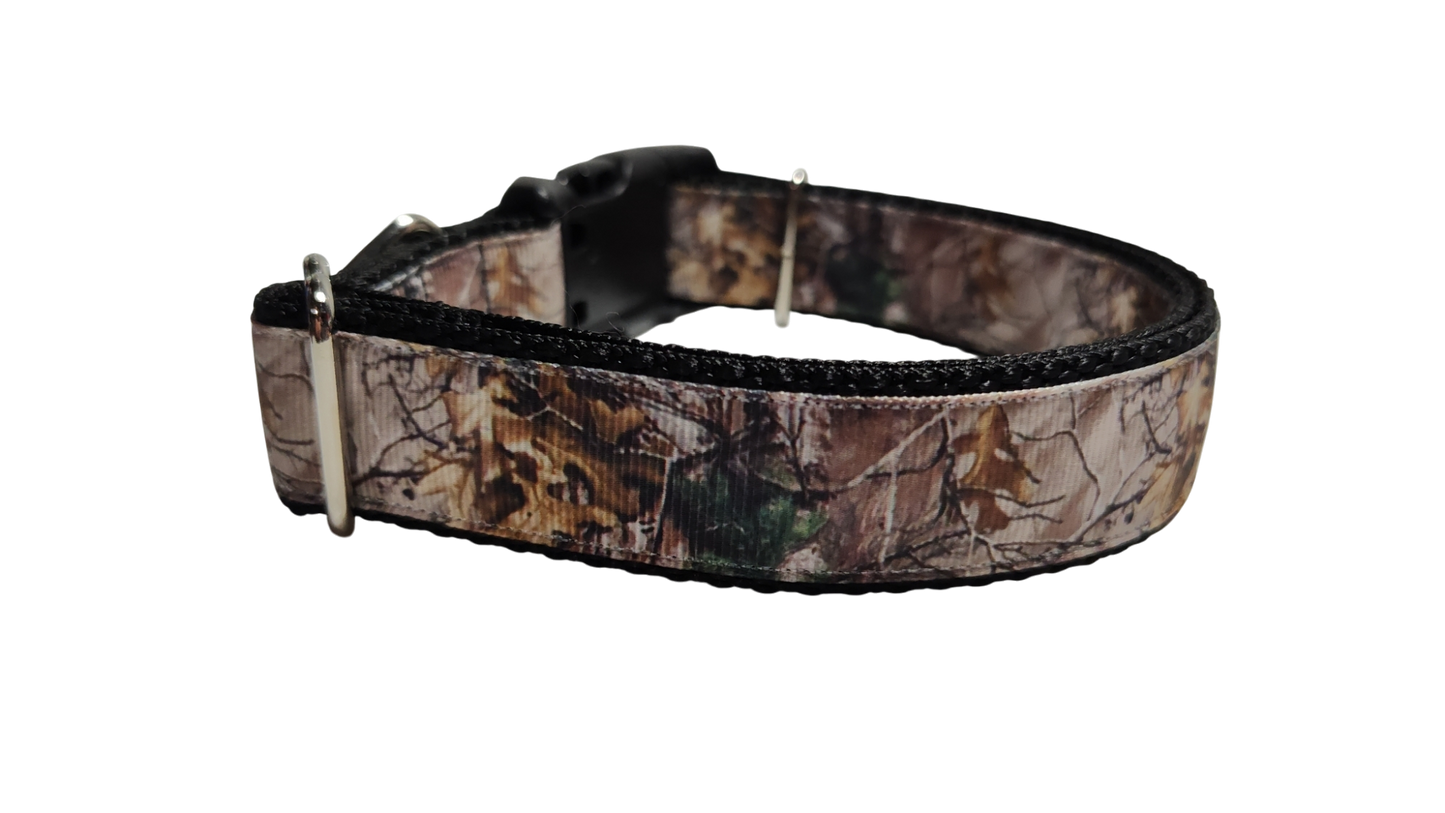Woods Camouflage Nylon Dog Collar
