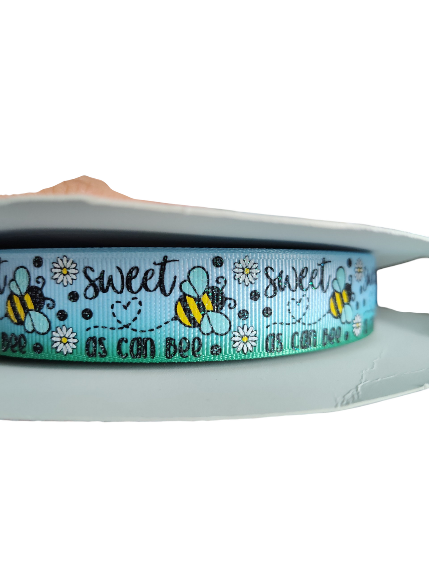 Sweet As Can Bee Ombre Nylon Dog Collar