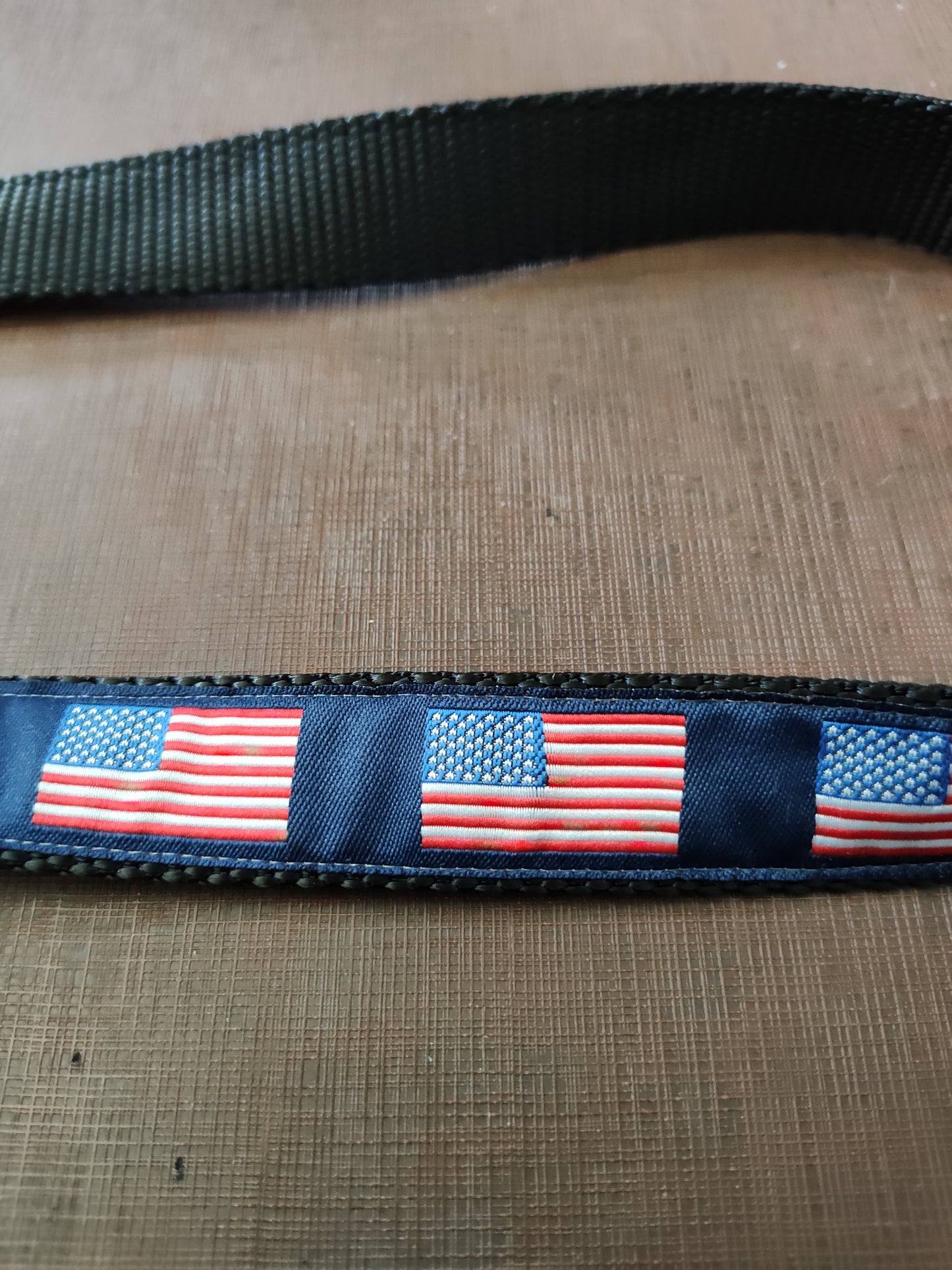 American Flag Nylon Dog Collar