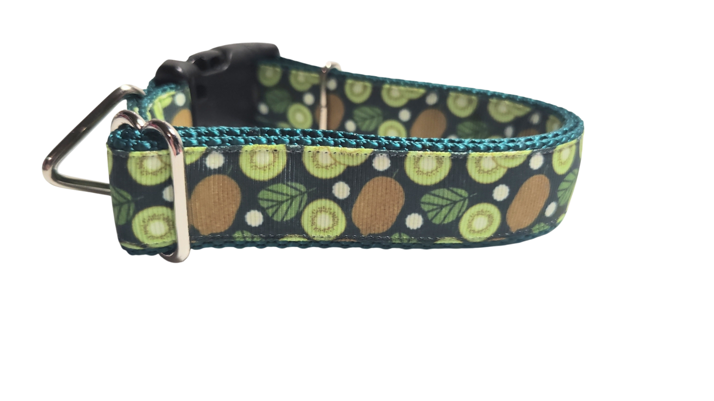 Kiwi Fruit Nylon Dog Collar