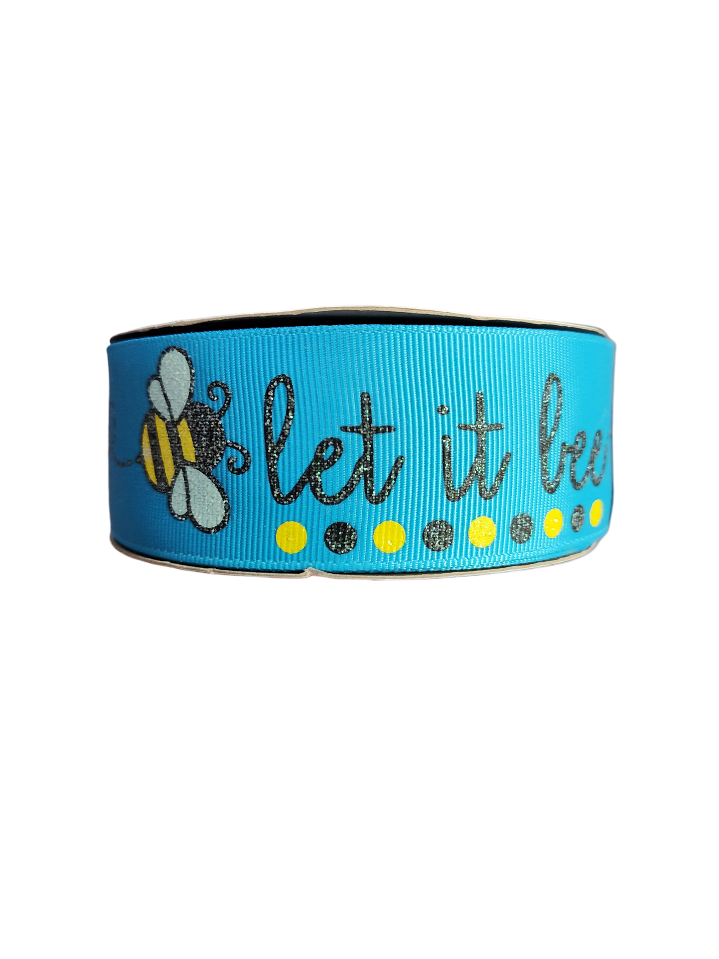 1.5" Wide Let It Bee Nylon Dog Collar