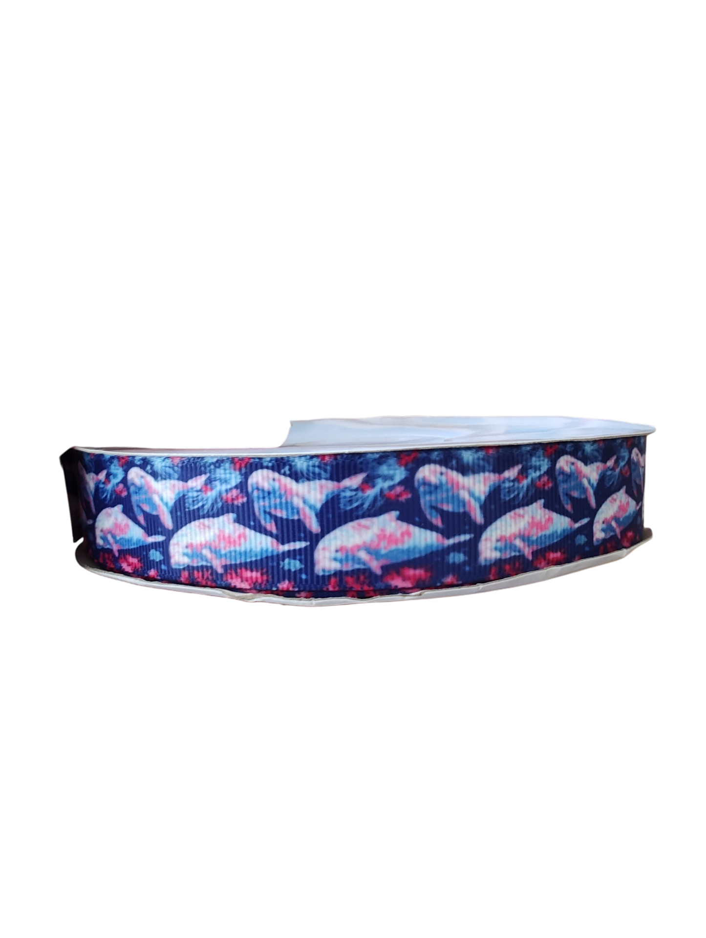 Dolphin and Manatee Nylon Dog Collar