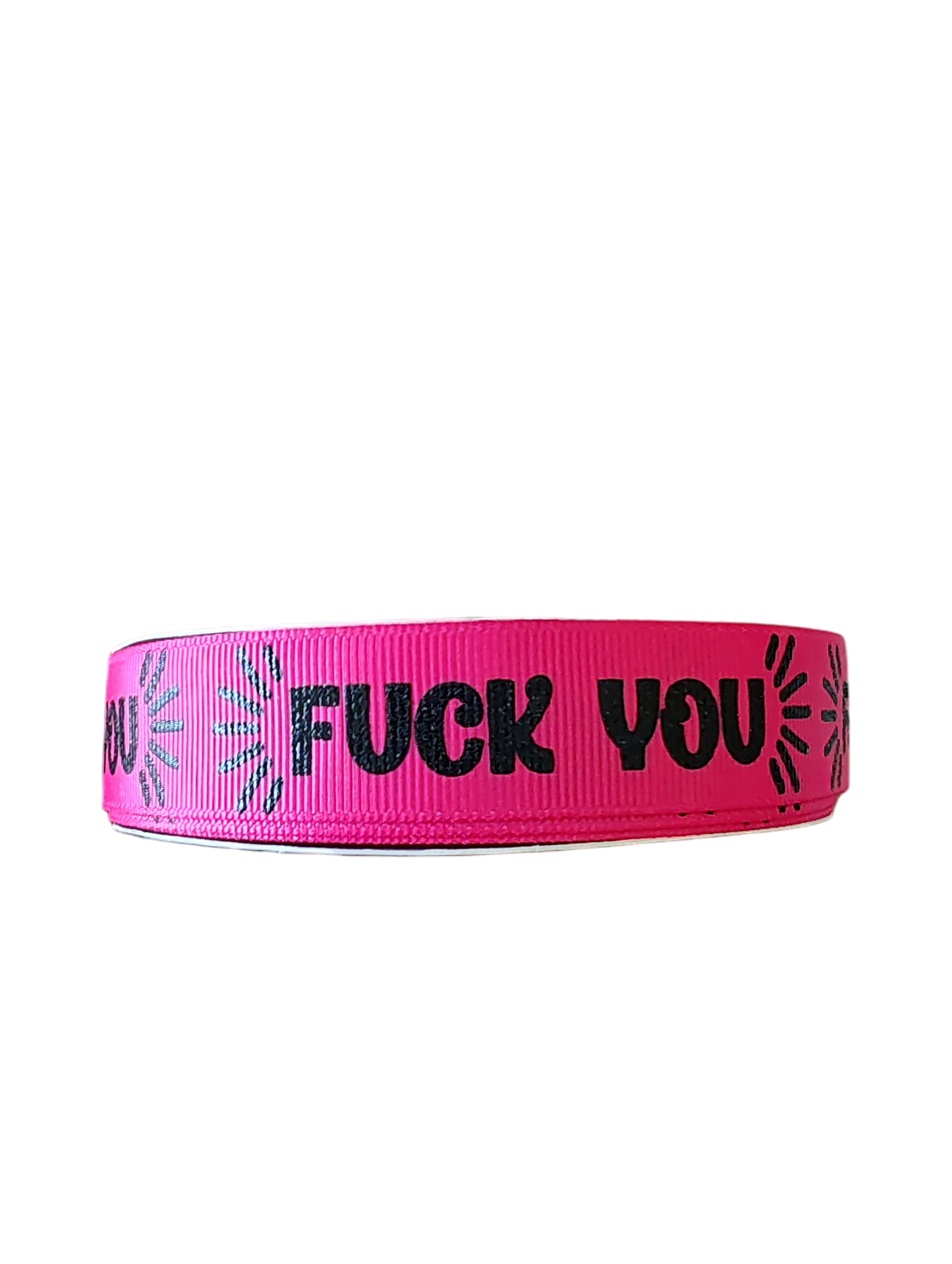 Fuck You Nylon Dog Collar