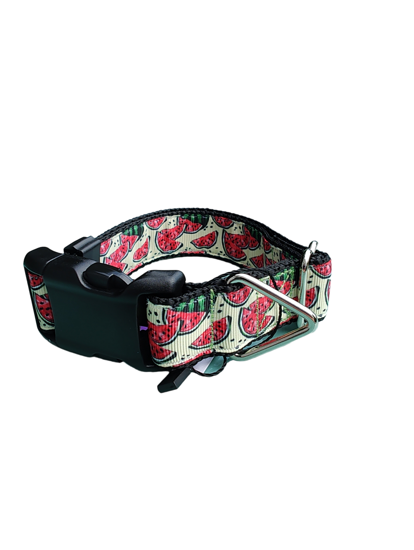 Watermelon Green Nylon Dog Collar MD, LG, XL, Leash - Doot's Pet LLC Collars For A Cause