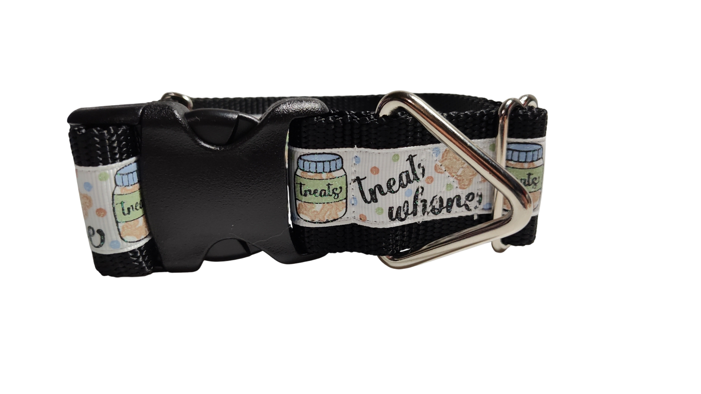 1.5" Treat Whore Nylon Dog Collar