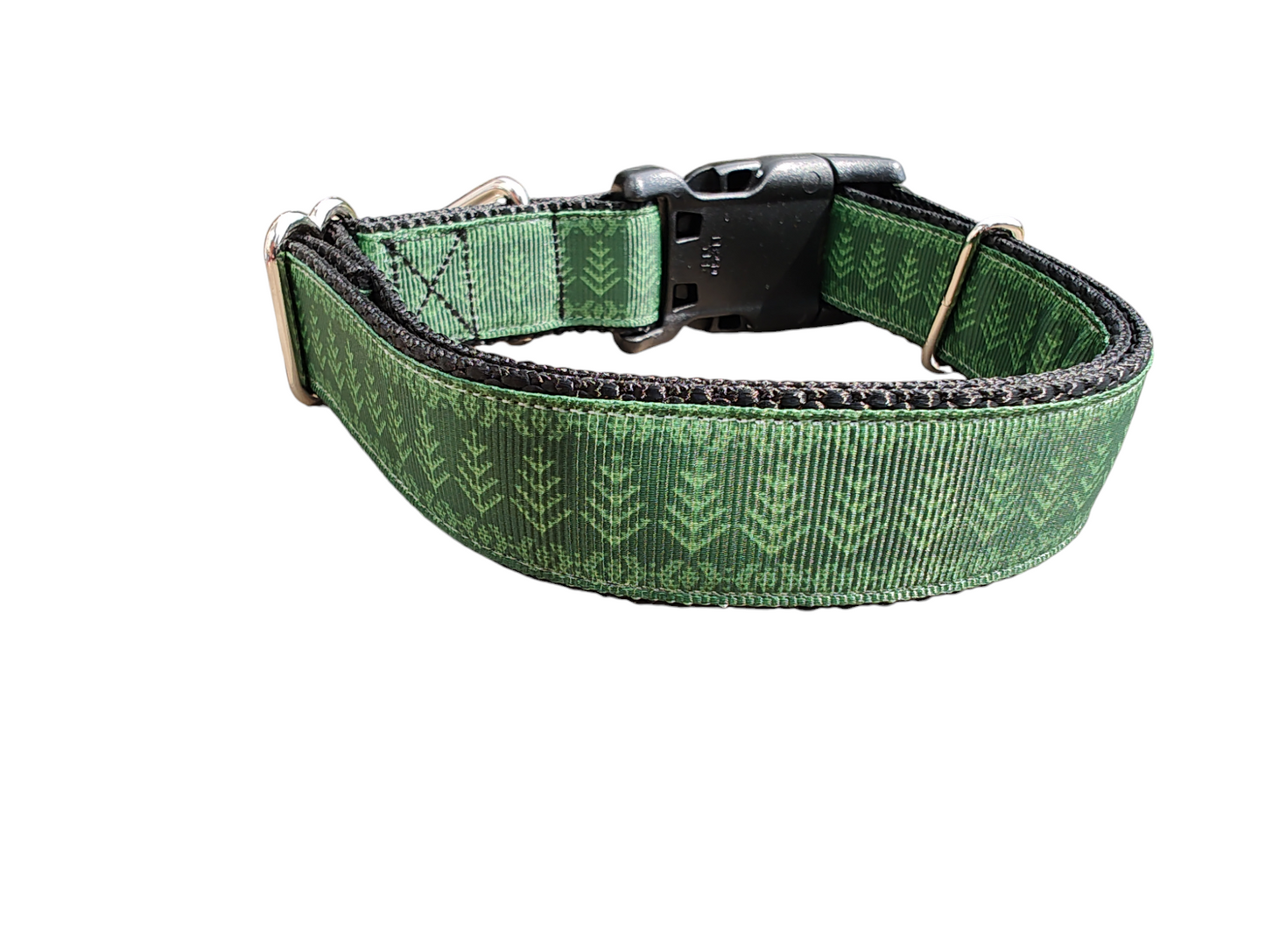 Little Christmas Trees Nylon Dog Collar - Doot's Pet LLC Collars For A Cause