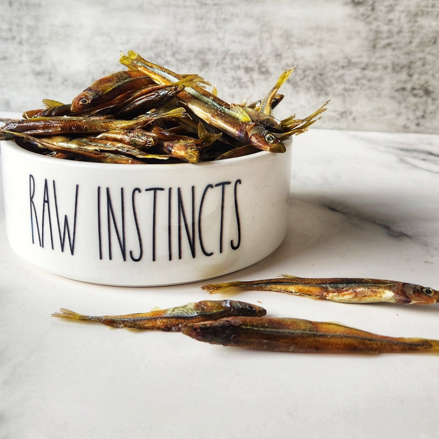 Dehydrated Atlantic Silverside – 2oz | Raw Instincts | Small Batch Florida Fish Treat for Cats & Dogs - Doot's Pet LLC Collars For A Cause