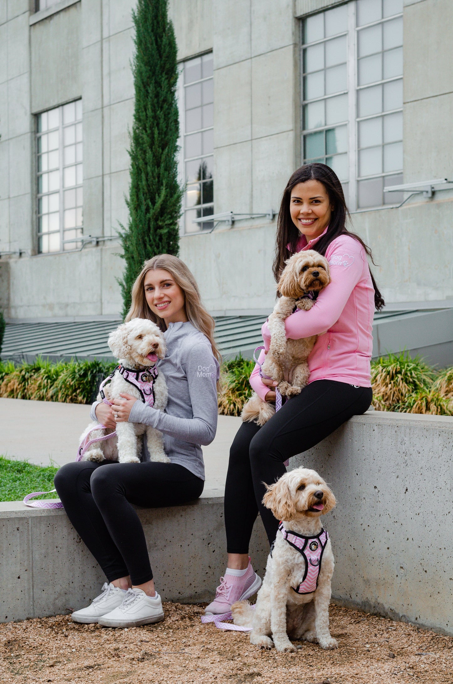 Dog Mom Essentials Full Zip Jacket - Pink