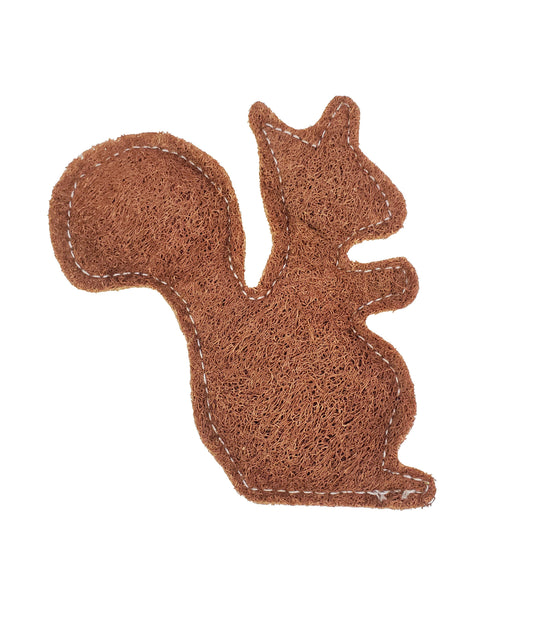 Barker's Bowtique - Hip Doggie -  Organic Vegetable Dental Toy - Squirrel
