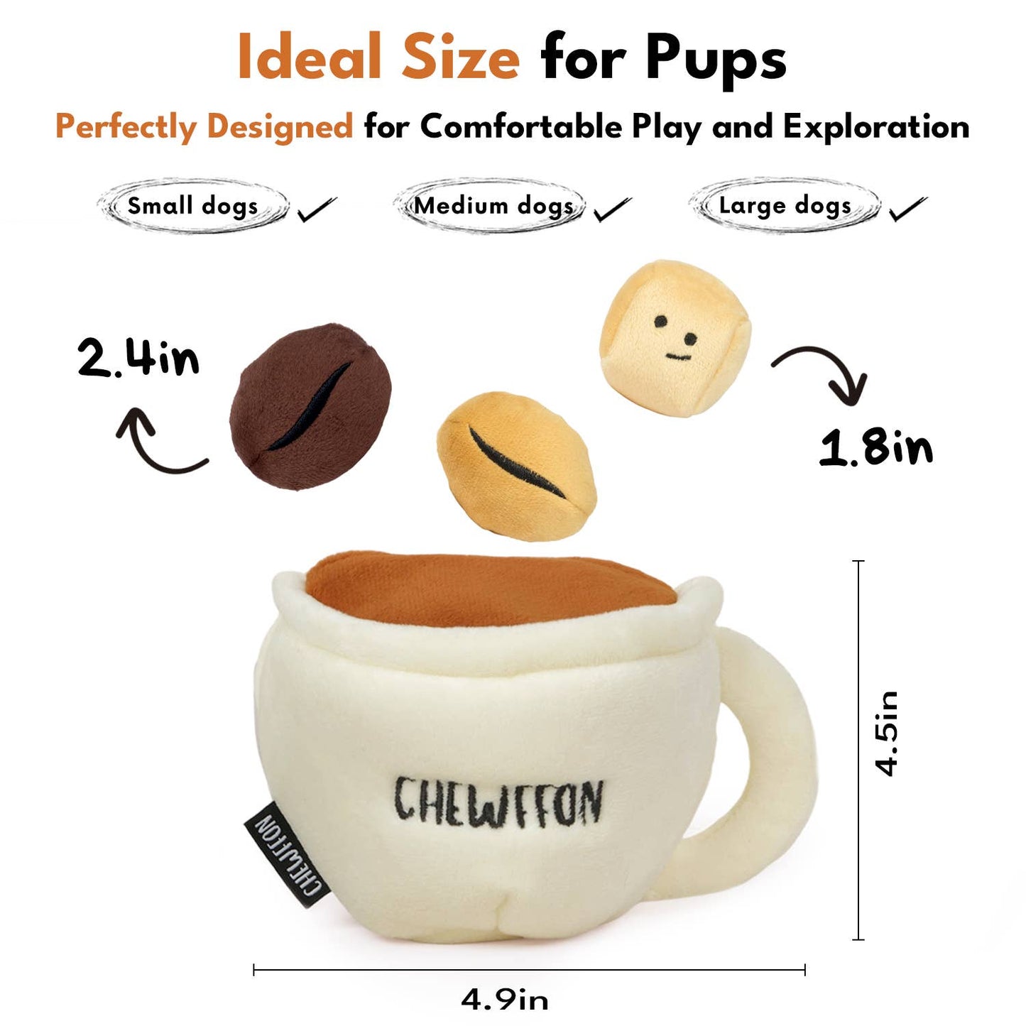 CHEWFFON - CHEWFFON Expresso Squeaky Toys