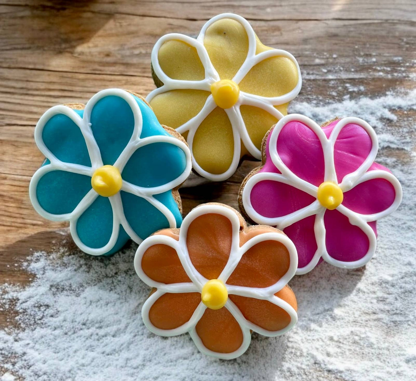 YumYum4DOGS - Mini Spring Flowers dog treat- Single - Doot's Pet LLC Collars For A Cause