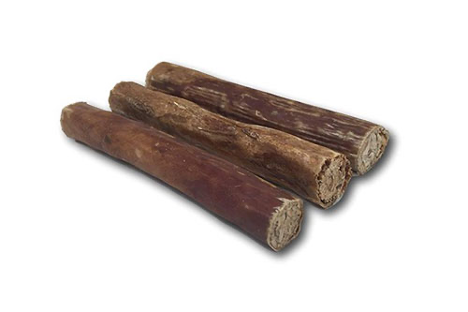 Healthy Dog Chews - Bully Bar 5″-6″ Gullet Stuffed w/ Ground Pizzle 3 Pack (BB0106)