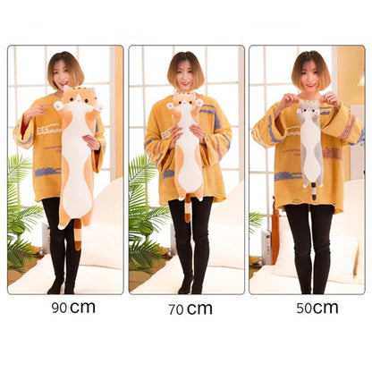 Plush Long Cat Body Pillow