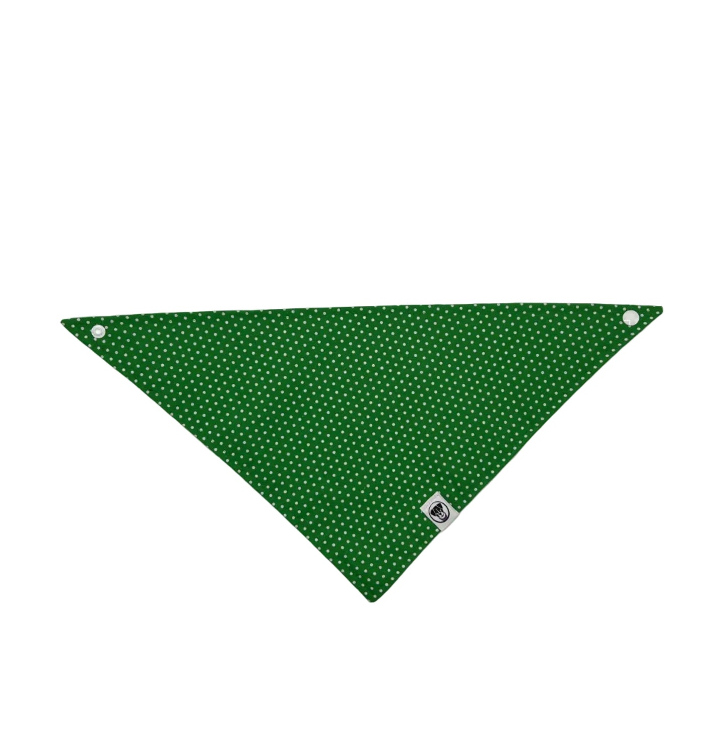 Saint Patrick's Day Pet Bandana Green Polkadot