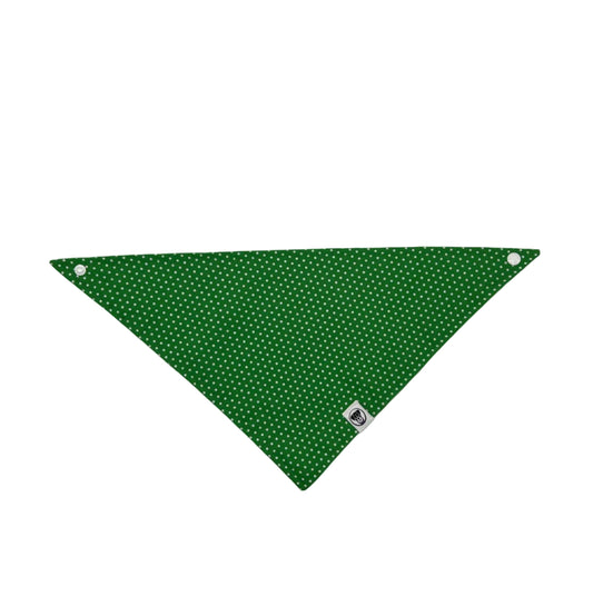 Saint Patrick's Day Pet Bandana Green Polkadot