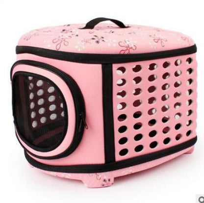 Foldable Pet Dog Cat Puppy Handbag Carrier Cage