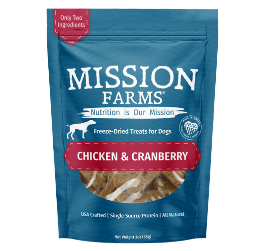 Chicken & Cranberries- 3oz - Doot's Pet LLC Collars For A Cause