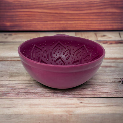 SodaPup - Garden of Eatin' Tipsy Bowl - Plum Garden of Eatin' Tipsy Bowl