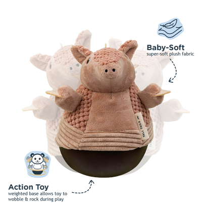 Tall Tails - Armadillo Roly Poly Dog Toy