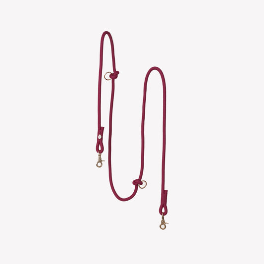 'Bordeaux' - Hands Free Braided Leash