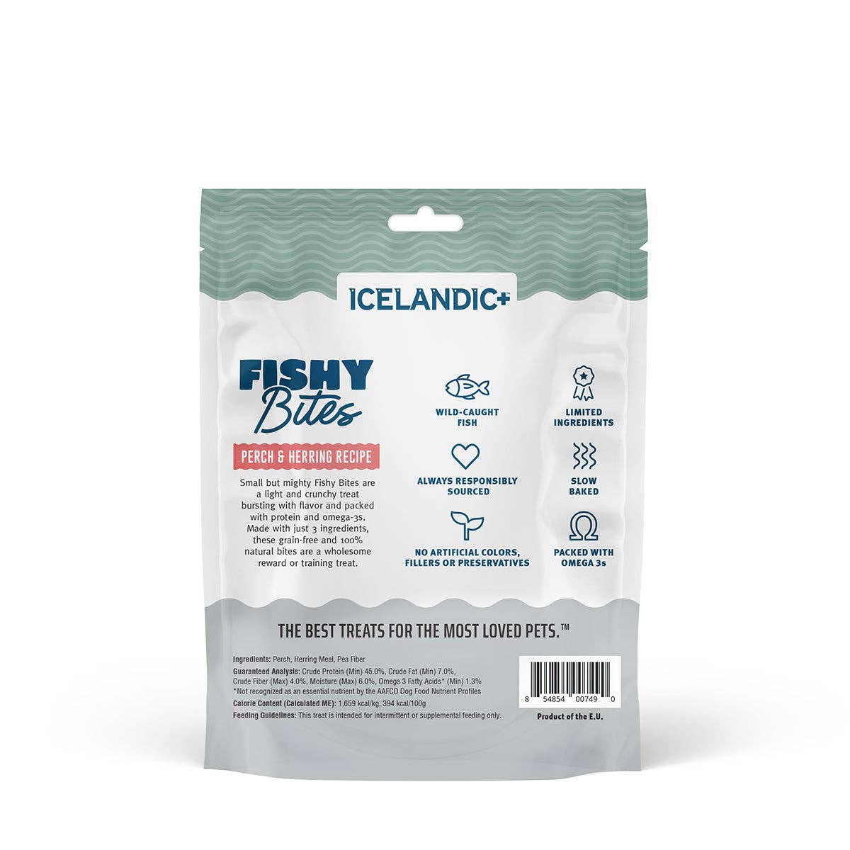 Icelandic+ - Fishy Bites Perch and Herring Treats for Dogs