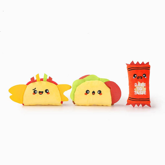 Hugsmart Products Inc - HugSmart Pet - Fiesta Chewsday | Taco Pupper -  Plush Toy