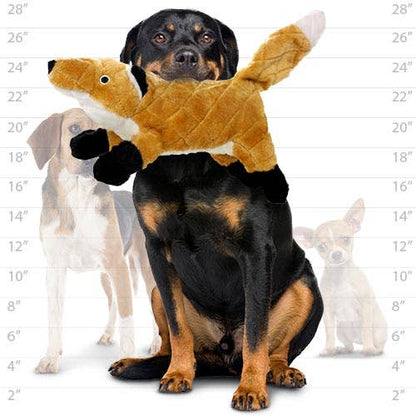Tuffy Dog Toys - VIP Products - Mighty Nature Fox, Plush, Squeaky Dog Toy