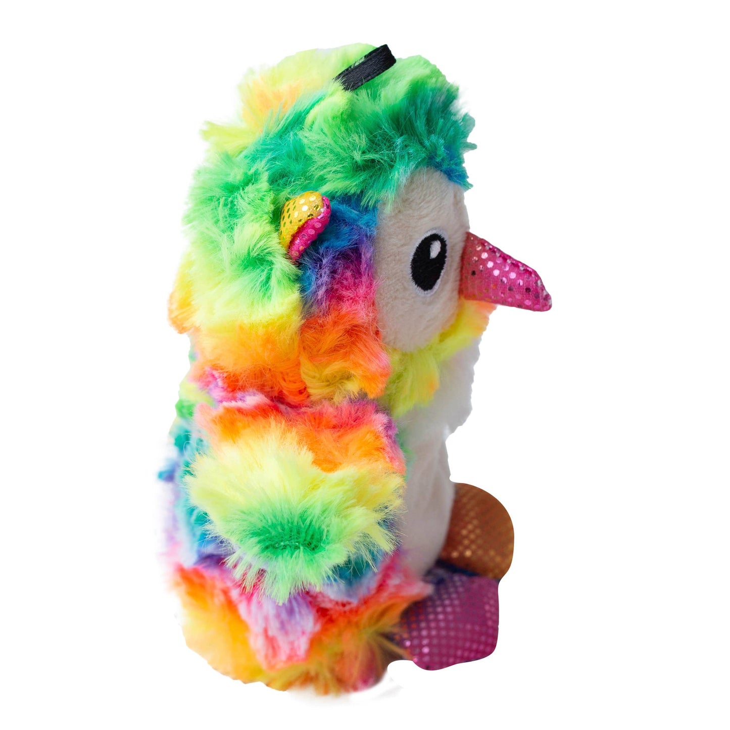 SnugArooz Baby Hootie the Owl Plush Dog Toy 5"