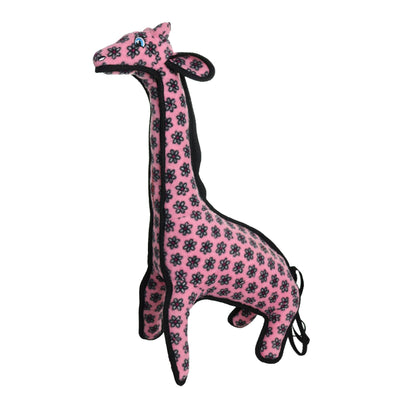 Tuffy Dog Toys - VIP Products - Tuffy Zoo Giraffe Pink, Tough, Durable Dog Toy