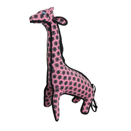 Tuffy Dog Toys - VIP Products - Tuffy Zoo Giraffe Pink, Tough, Durable Dog Toy