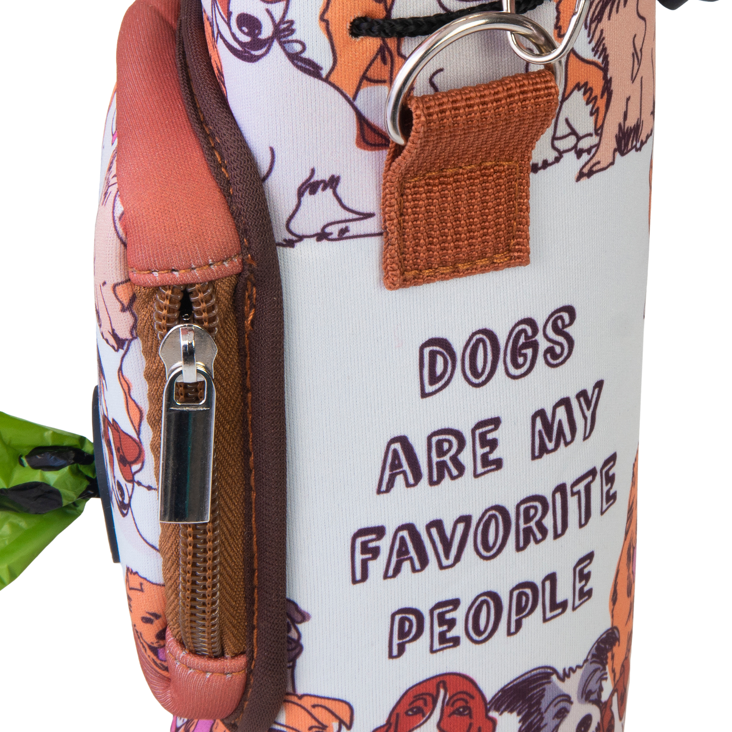 MADE EASY KIT - Dog Water Bottle Carrier w/ Poop Bag Pocket - 32oz Large