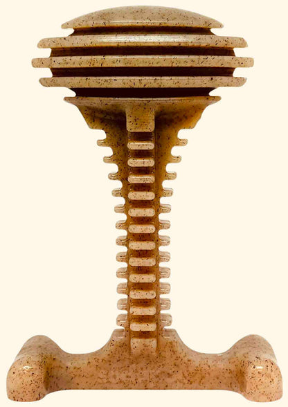 SodaPup Dog Toys - Honey Bone  Dental Tower eChew Ultra Durable Nylon Dog Chew Toy - XL - Dental Tower - Large