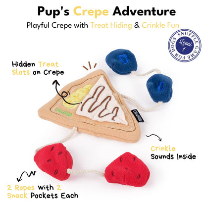 CHEWFFON - CHEWFFON Crepe Snuffle & Treat Puzzle Toy