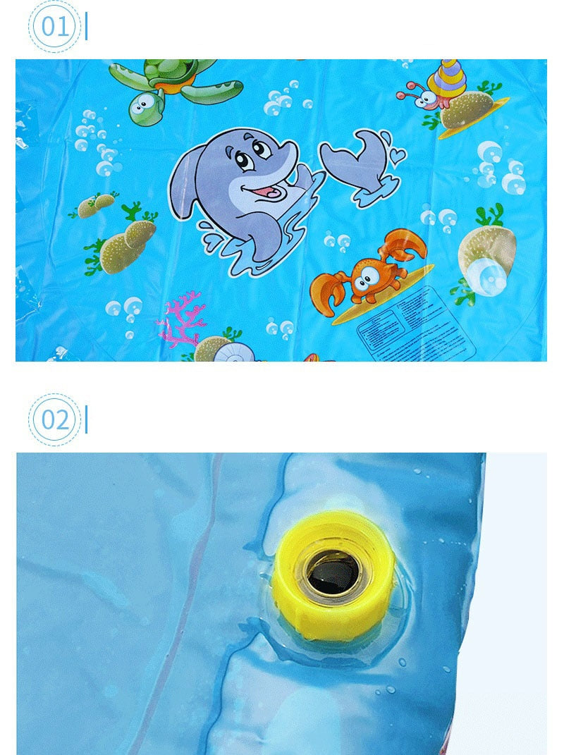 Pet Dog Sprinkler Pad Play Cooling Mat - Doot's Pet LLC Collars For A Cause