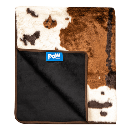 PupProtector™ Waterproof Throw Blanket - Brown Faux Cowhide - Doot's Pet LLC Collars For A Cause