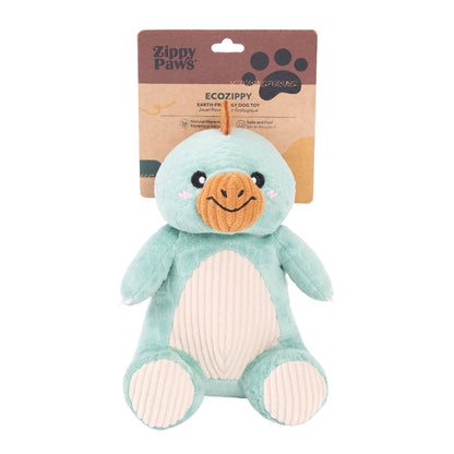 ZippyPaws ecoZippy Dinoz Stegosaurus Plush Dog Toy