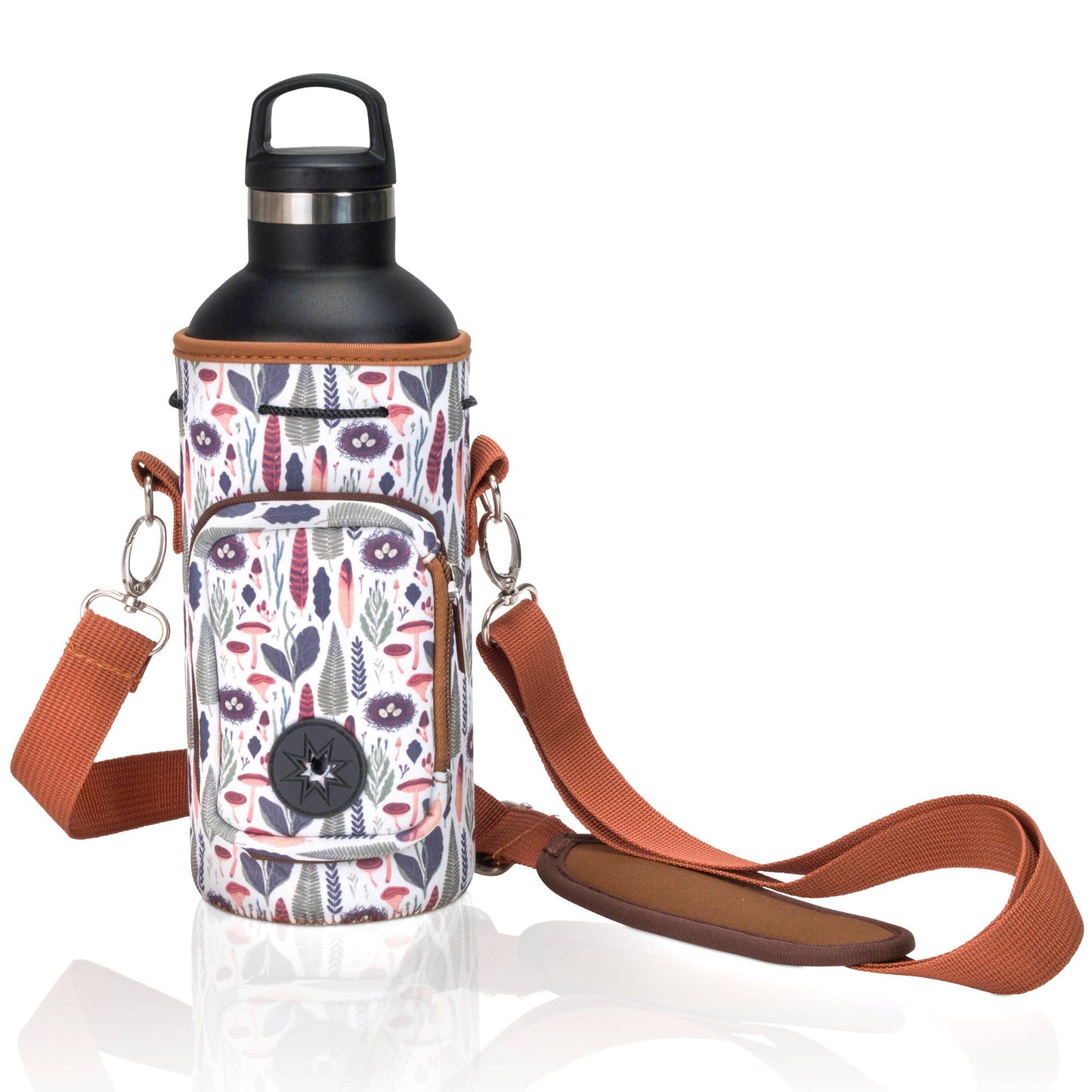 MADE EASY KIT - Dog Water Bottle Carrier w/ Poop Bag Pocket - 32oz Large