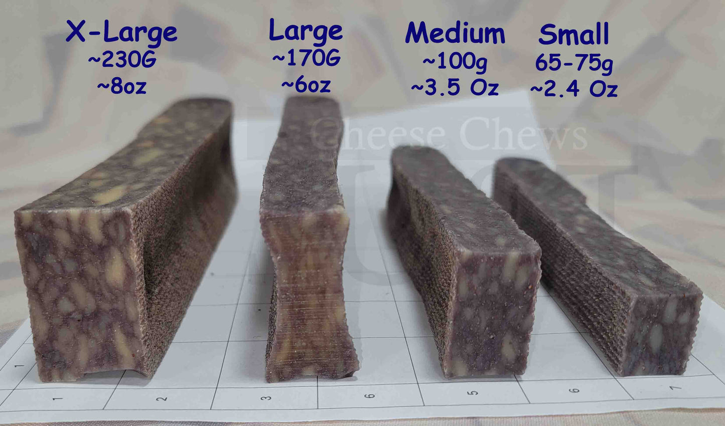 Doot's Chew Bar - Blueberry Cheese Chew XL Himalayan Yak ~8-9oz