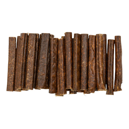 All-Natural Beef Sausage Dog Treats – Premium Chews Packed with Protein & Nutrients – 6 Inches (25/Case) - Doot's Pet LLC Collars For A Cause