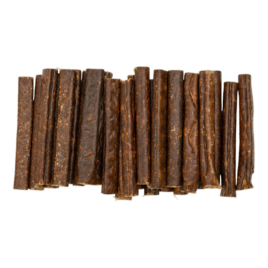 All-Natural Beef Sausage Dog Treats – Premium Chews Packed with Protein & Nutrients – 6 Inches (25/Case) - Doot's Pet LLC Collars For A Cause
