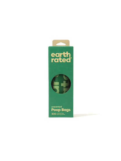 Earth Rated Unscented Poop Bags 300ct on a Large Single Roll