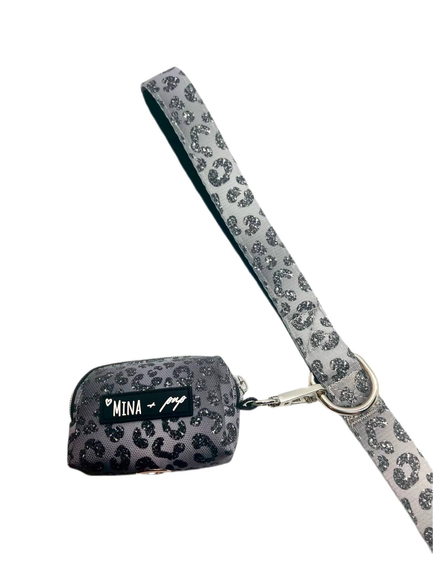 Mina + Pup - YOU'RE SO GLAM SILVER OMBRE DOG POOP BAG HOLD