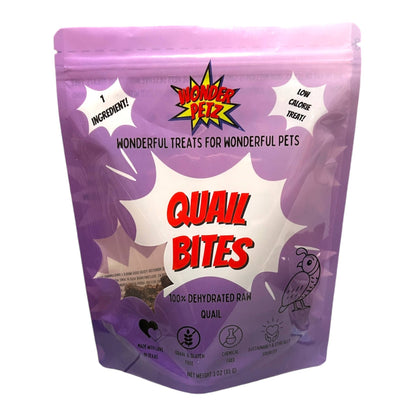 Wonder Petz Treats - Quail Bites - Doot's Pet LLC Collars For A Cause