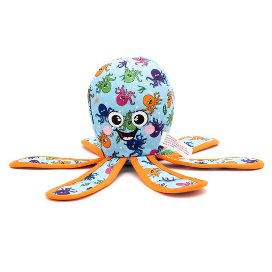 The Worthy Dog - Otis Octopus Toy - Blue / Large