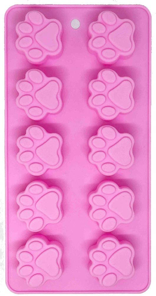 SodaPup Dog Toys - Dogtastic Jelly Shots Silicone Mold - Paw Shape - Doot's Pet LLC Collars For A Cause
