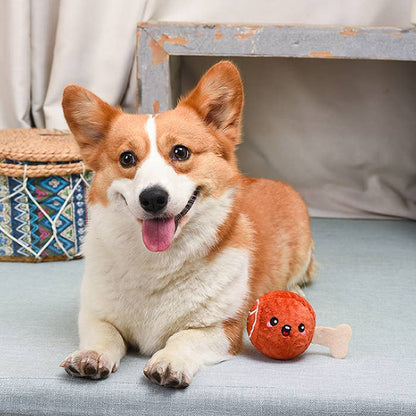 Hugsmart Products Inc - HugSmart Pet - Food Party | Ham - Dog Ball Toy