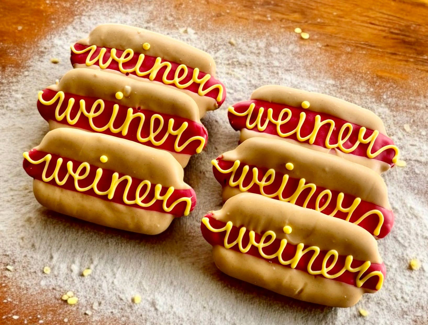 YumYum4DOGS - WEINER hot dog treats- Single - Doot's Pet LLC Collars For A Cause