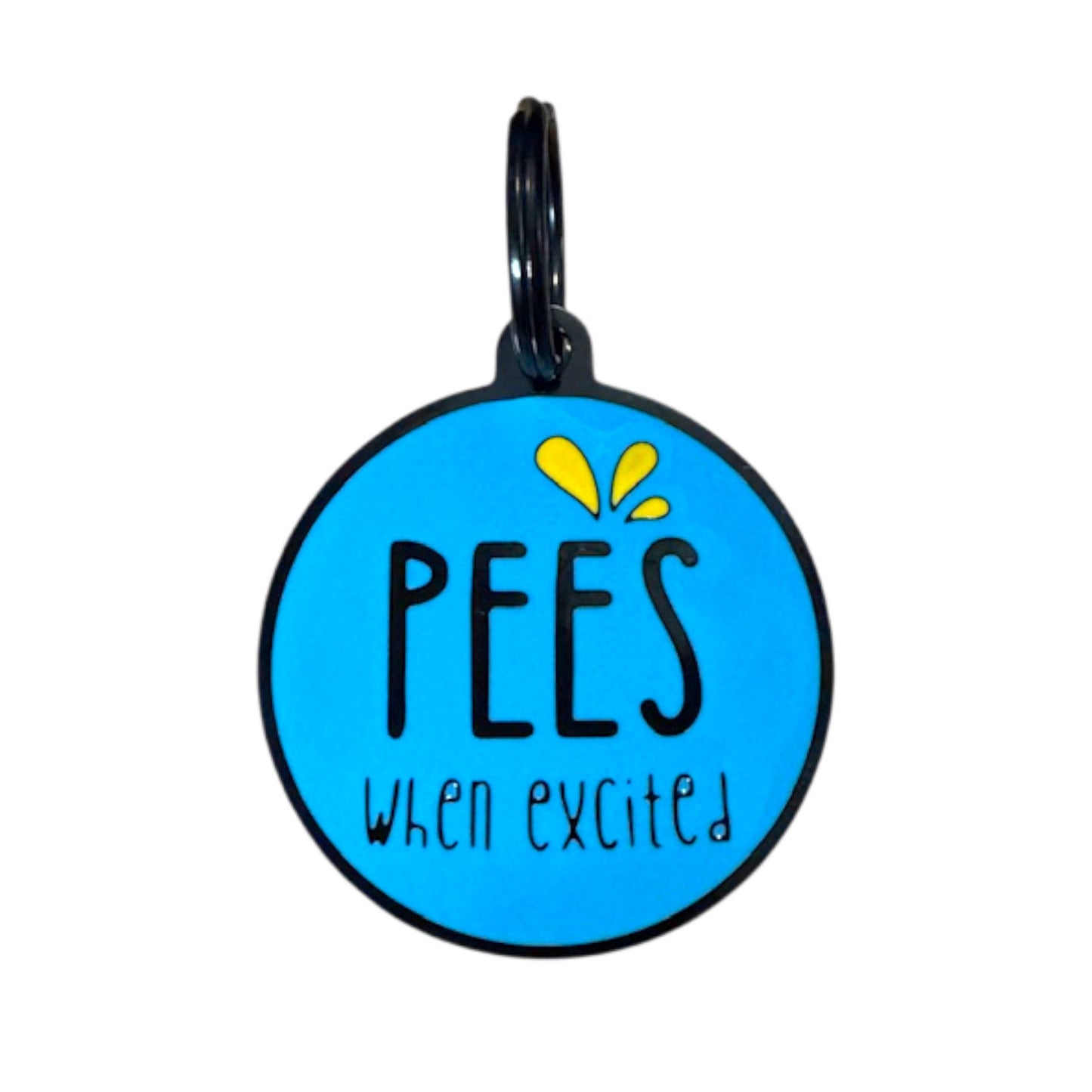 Koira - “Pees When Excited” Dog ID tag