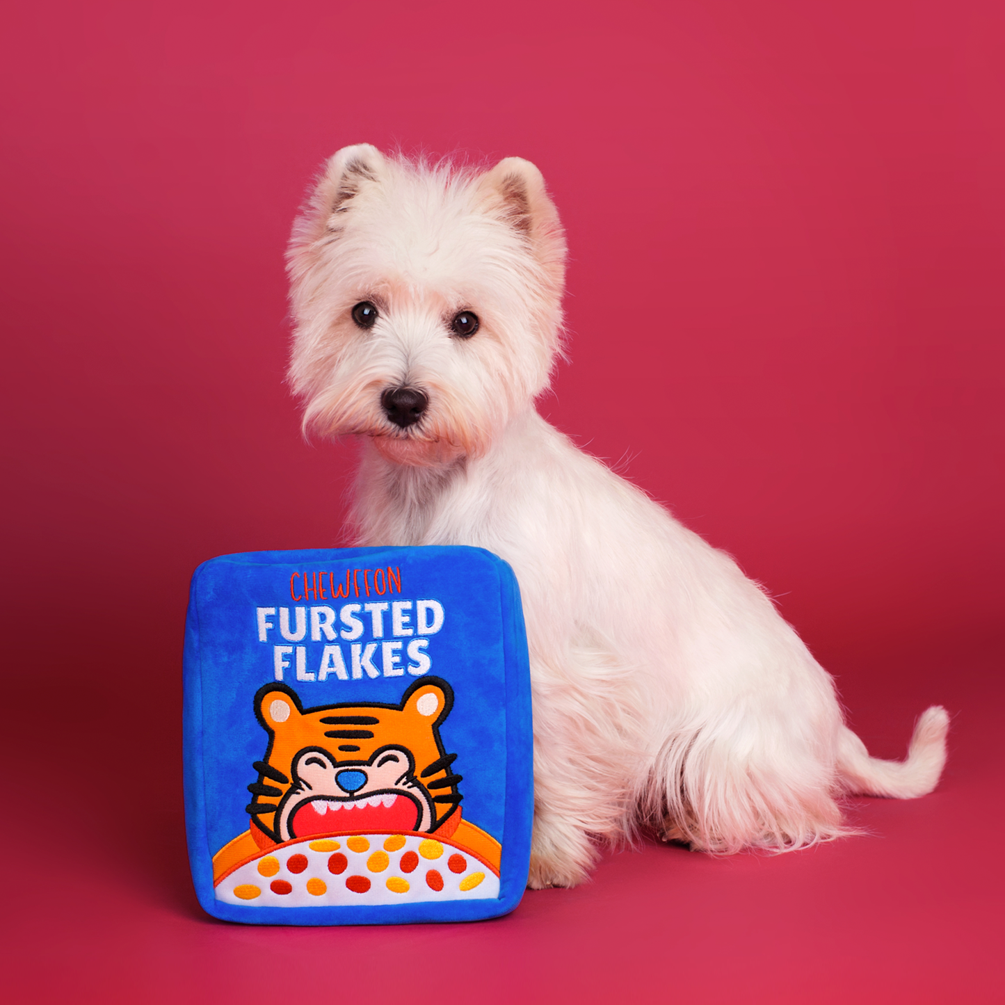 CHEWFFON - CHEWFFON Frosted Flakes Interactive Cereal Dog Puzzle Toy